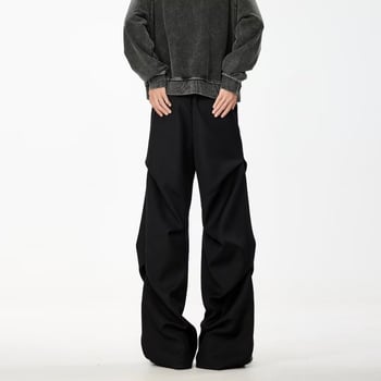 Pantaloni drepti, stil business ușor, poliester 95% – țesătură principală, toamnă 2024