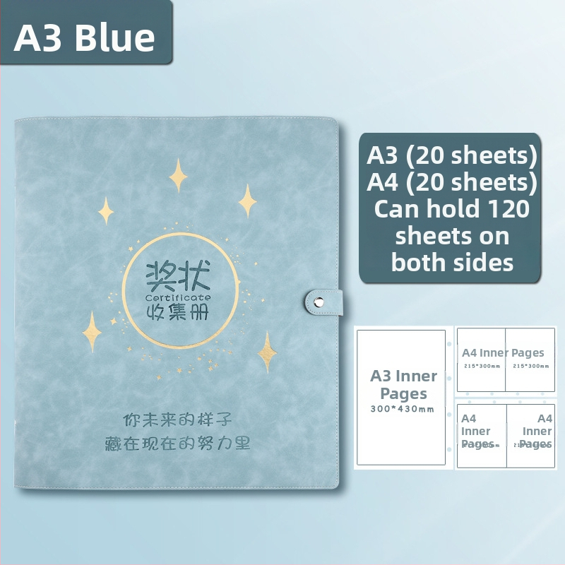 Odinė pažymėjimų rinkinio knyga, Avinar modelis 05, 120 puslapių, pritaikymas, storis 4