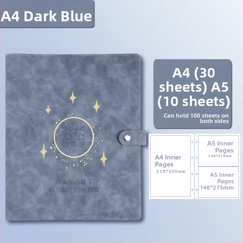 Odinė pažymėjimų rinkinio knyga, Avinar modelis 05, 120 puslapių, pritaikymas, storis 4