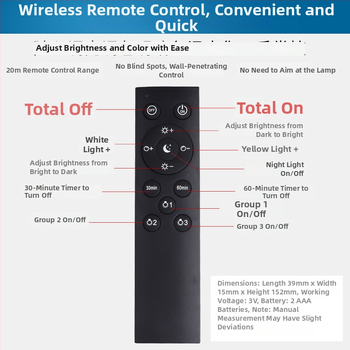 Bec LED cu telecomandă, dual-color reglabil, 6W, soclu E27, 500–1000 lm, fascicul 270°, IP44