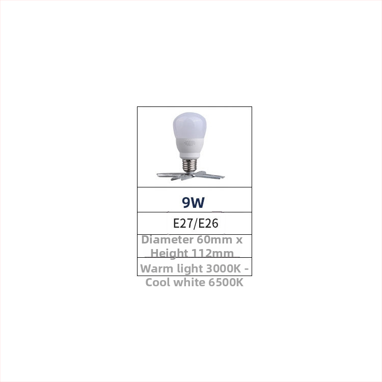 Bec LED cu telecomandă, dual-color reglabil, 6W, soclu E27, 500–1000 lm, fascicul 270°, IP44