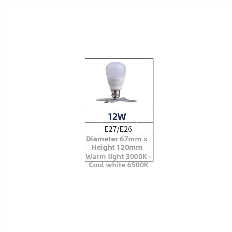 Bec LED cu telecomandă, dual-color reglabil, 6W, soclu E27, 500–1000 lm, fascicul 270°, IP44