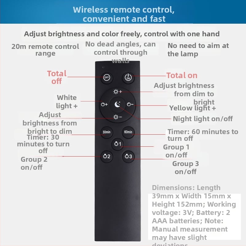 Bec LED cu telecomandă, dual-color reglabil, 6W, soclu E27, 500–1000 lm, fascicul 270°, IP44