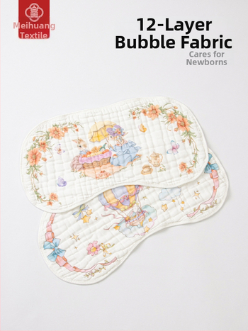 Възглавничка-облак за новородени, дишаща памучна, 12-слойна марлева възглавничка, анти-рефлукс