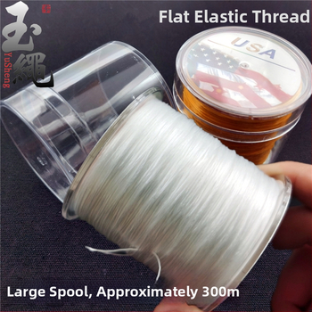 Kristall-ahhaadist käevõru spandex-elastsest köiest, lame traat, masinane mähis, Jade rope bränd