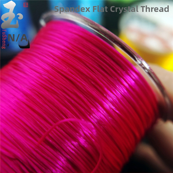 Kristall-ahhaadist käevõru spandex-elastsest köiest, lame traat, masinane mähis, Jade rope bränd