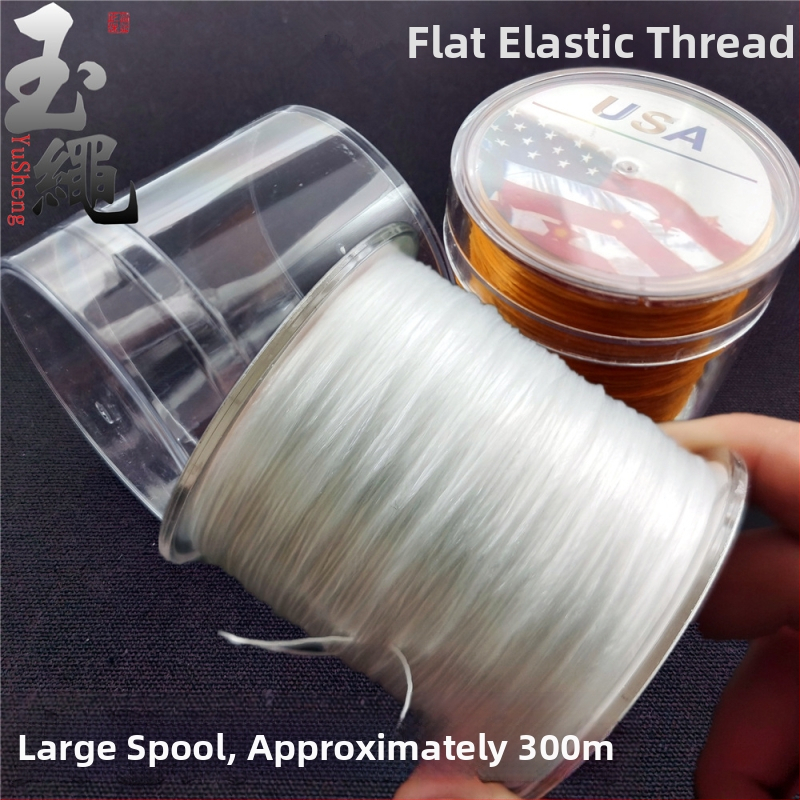 Kristall-ahhaadist käevõru spandex-elastsest köiest, lame traat, masinane mähis, Jade rope bränd