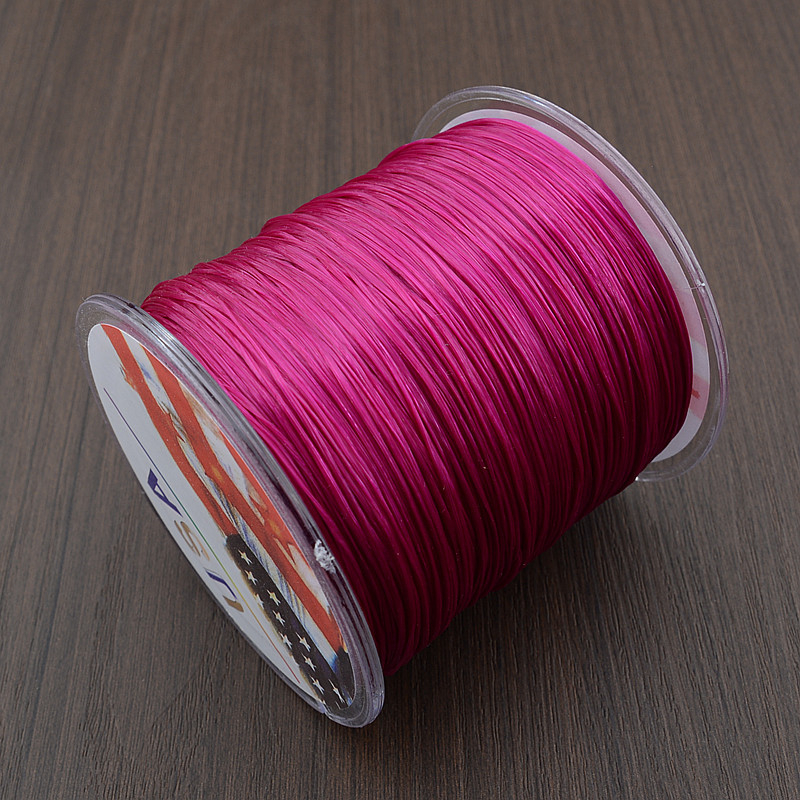 Гривна от кристална ахат със спандекс еластичен шнур, плоска тел, машинно навиване, марка Jade rope