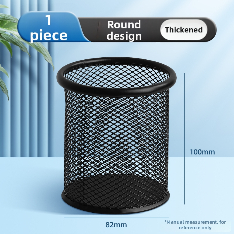 Excellent metalo rašiklio laikiklis – daugiafunkcinis stalinis organizatorius rašymo priemonėms