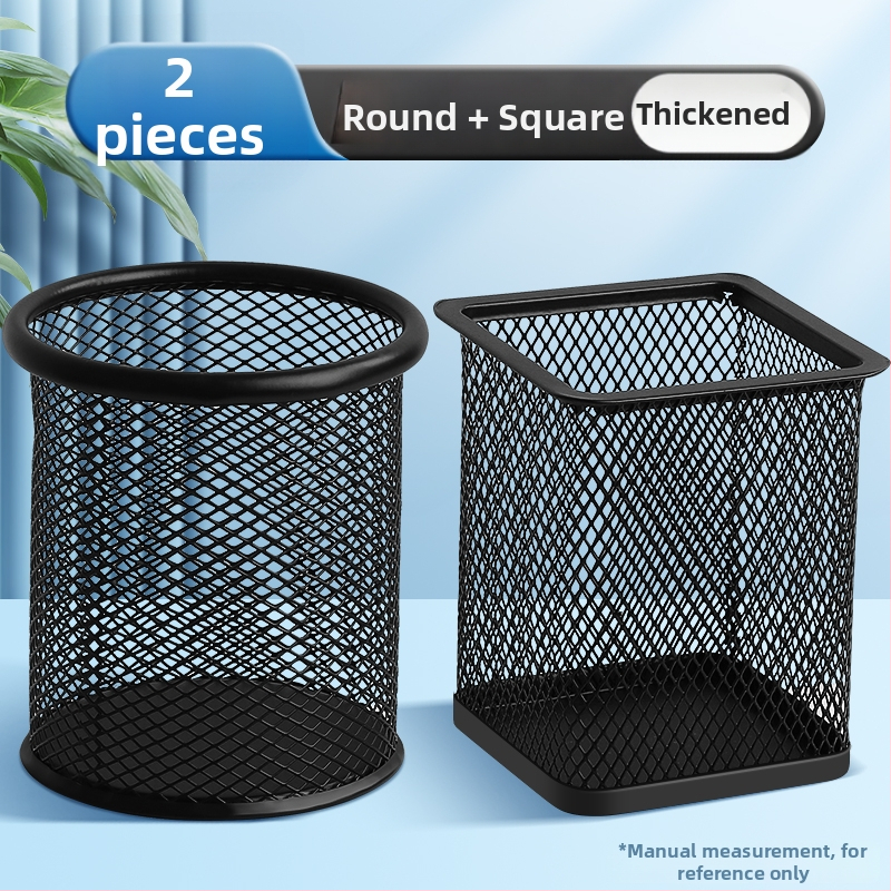 Excellent metalo rašiklio laikiklis – daugiafunkcinis stalinis organizatorius rašymo priemonėms