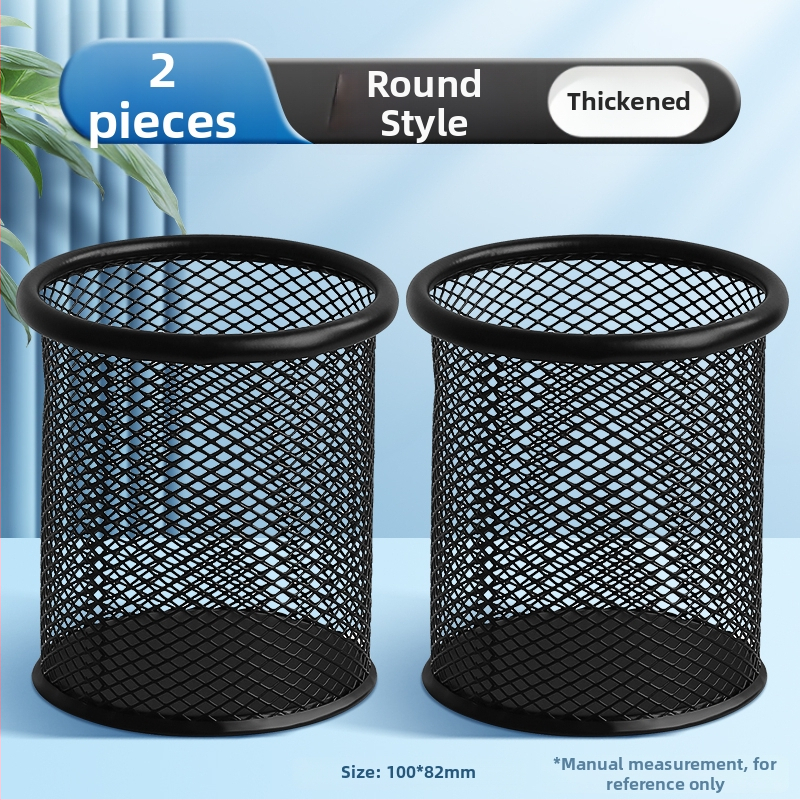 Excellent metalo rašiklio laikiklis – daugiafunkcinis stalinis organizatorius rašymo priemonėms