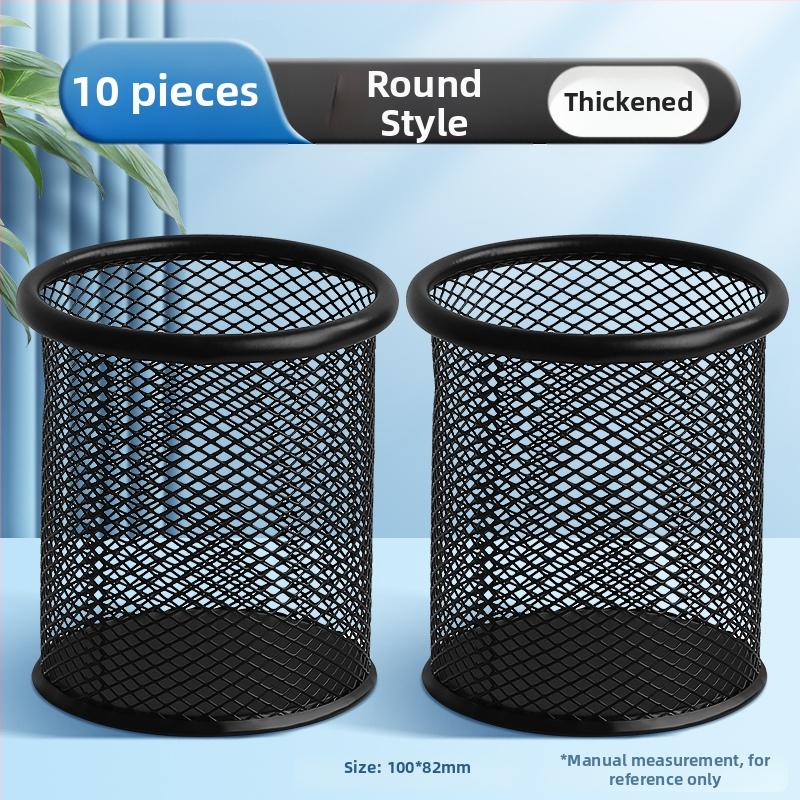 Excellent metalo rašiklio laikiklis – daugiafunkcinis stalinis organizatorius rašymo priemonėms