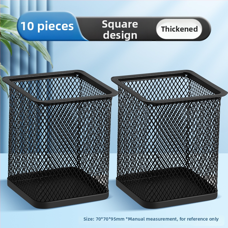 Excellent metalo rašiklio laikiklis – daugiafunkcinis stalinis organizatorius rašymo priemonėms