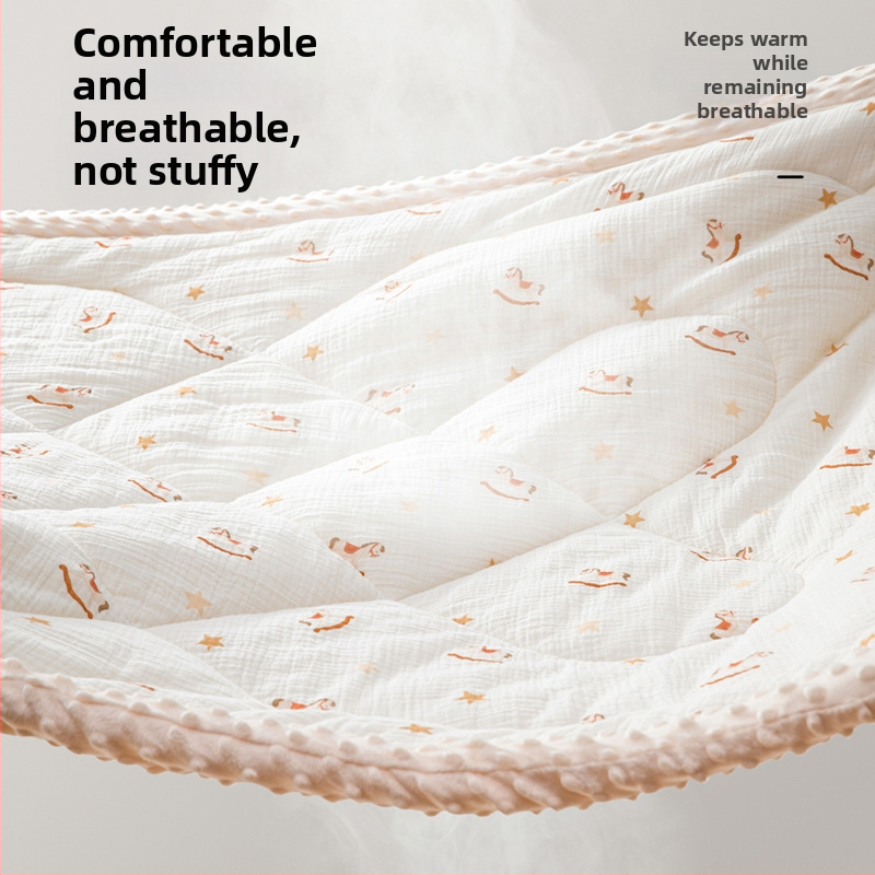 Vaikų žieminė storas medvilninė antklodė miegui darželyje, 3–12 metų, 500–800 g