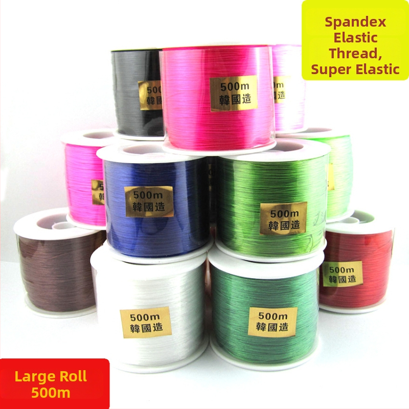 Elastne pärlite niit DIY ehted ja käevõrude jaoks, materjal spandeks, keskkonnasõbralik tootmine, originaalne disain