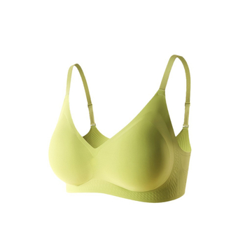 Σουτιέν χωρίς ραφές με μαλακή στήριξη, 3/4 κύπελλα με επένδυση από σπόγγο, διαπνοή, ελαφρύ σχέδιο