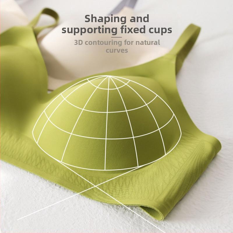 Nesiuvama liemenėlė su švelnia parama, 3/4 puodelio su putų formuojamais kaušeliais, kvėpuojantis lengvas dizainas