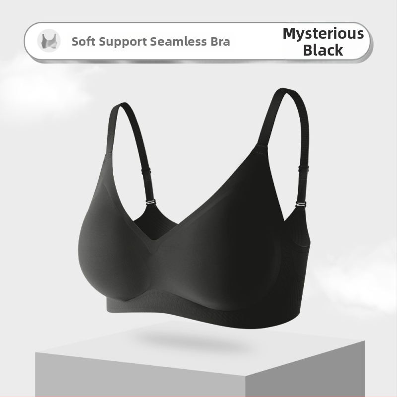 Nesiuvama liemenėlė su švelnia parama, 3/4 puodelio su putų formuojamais kaušeliais, kvėpuojantis lengvas dizainas