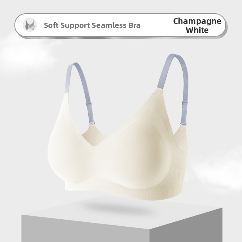 Nesiuvama liemenėlė su švelnia parama, 3/4 puodelio su putų formuojamais kaušeliais, kvėpuojantis lengvas dizainas