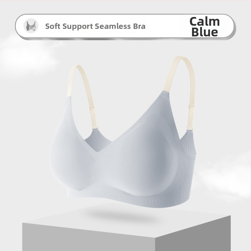 Nesiuvama liemenėlė su švelnia parama, 3/4 puodelio su putų formuojamais kaušeliais, kvėpuojantis lengvas dizainas