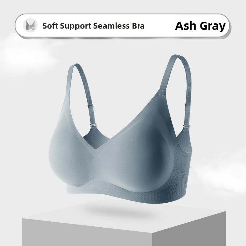 Nesiuvama liemenėlė su švelnia parama, 3/4 puodelio su putų formuojamais kaušeliais, kvėpuojantis lengvas dizainas