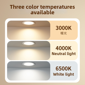 Downlight LED încastrat, ultra-subțire, 11-15W, 220V, 3000K, instalare ascunsă