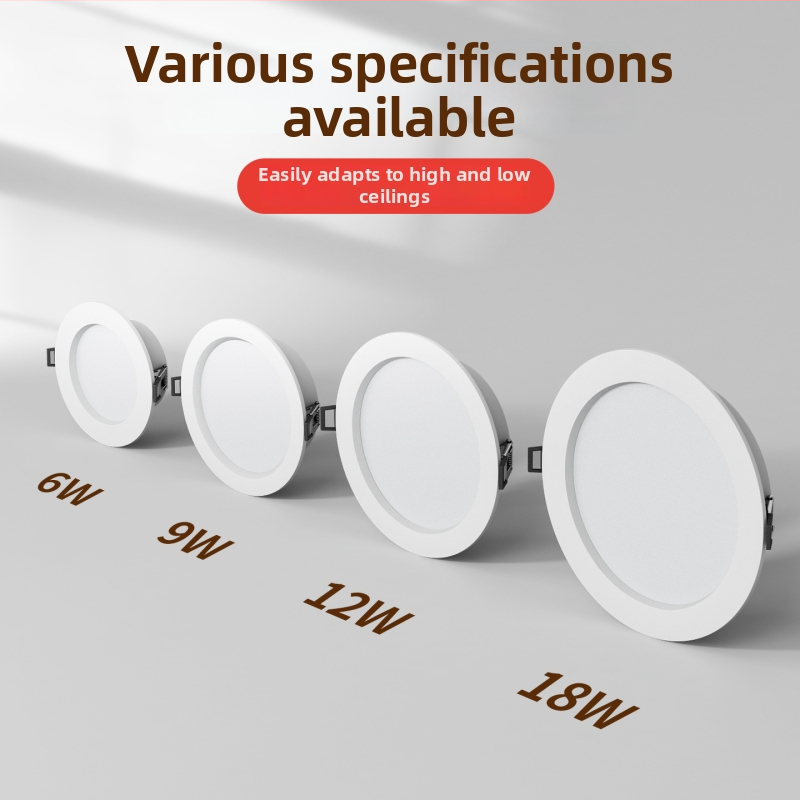 Downlight LED încastrat, ultra-subțire, 11-15W, 220V, 3000K, instalare ascunsă