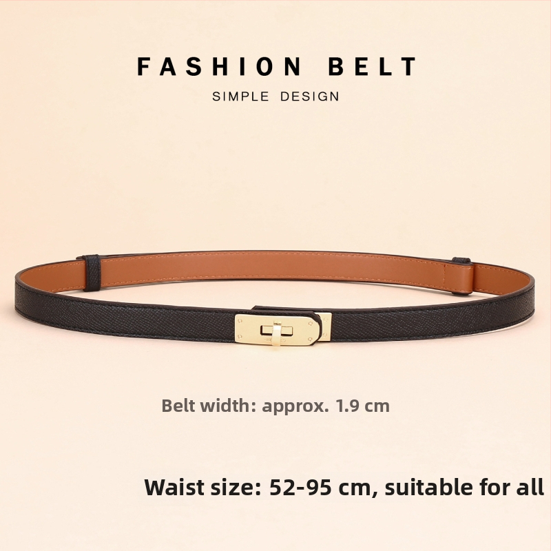 Moteriškas odinis diržas sukniai – dekoratyvinis liemenės diržas, plotis 2–4 cm, sagtis iš lydinio, užsegimas mygtuku