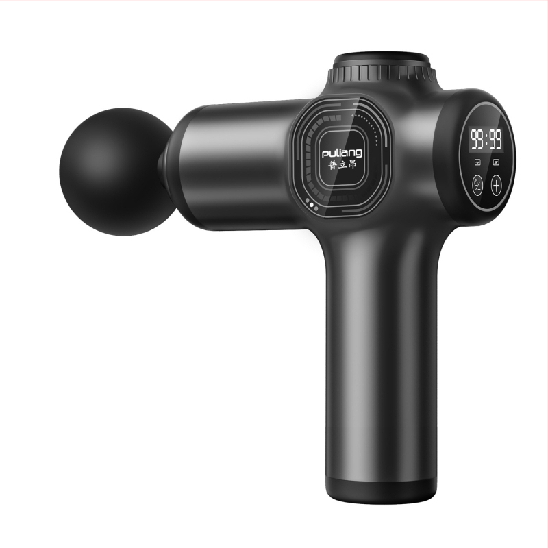 Mini fascia masažuoklis, nešiojamas elektroninės masėjos su LCD ekranu, šepetėlių variklis, 6+ galvelės, integruota baterija 2000–4000 mAh, veikimo trukmė 8–12 val., triukšmas mažesnis nei 36 dB