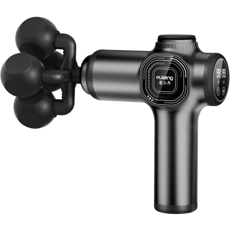 Mini masaj pentru fascia, masaj de relaxare muscular portabil cu LCD, motor cu peri, 6 capete, baterie încorporată 2000–4000 mAh, autonomie 8–12 h, zgomot sub 36 dB