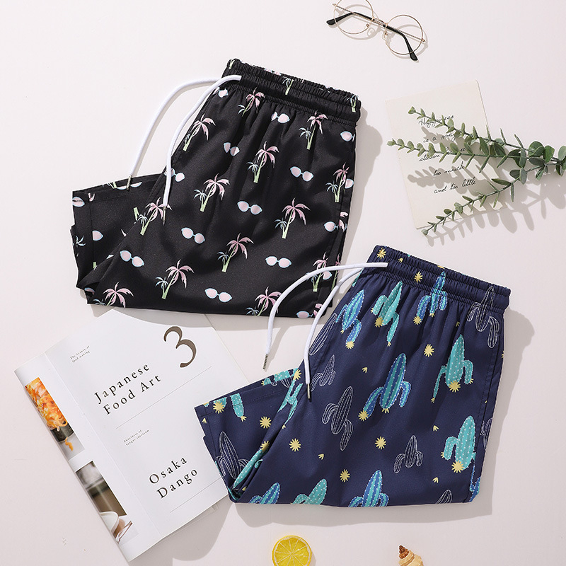 Vyrų pliažo šortai su greitai džiūstančia skaitmenine spauda, 95% poliesteris, cheminių pluoštų mišinys, dryžiai/kare/kamufliažas, vasariniai pliažo drabužiai