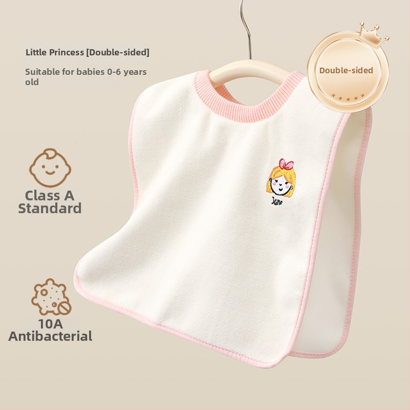 Drizzle Vaikų plovimo skuduras su atsparia bavete – Daugiafunkcinis rankšluostis (polisteris, 150d, plokščias audinys, 80–100 g)