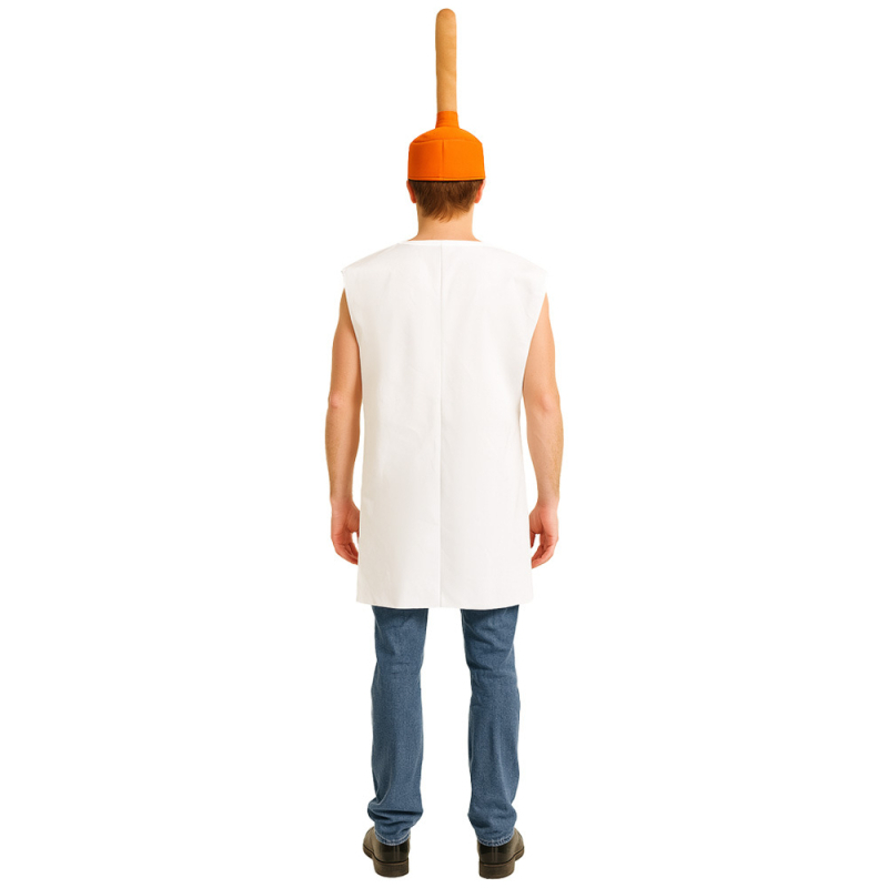 Felnőtt Halloween vécé témájú cosplay jelmez – uniszex, poliészter anyag, színpadi öltözet, 2025 nyár