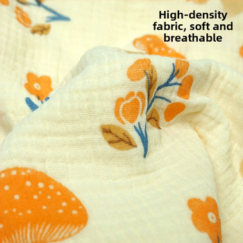 Vaikams skirtas seilių rankšluostis — 100% medvilnė, vandeniui atsparus ir nešvarumams atsparus, tinklelio ir animacinių personažų raštas, tinka 3–8 metų vaikams