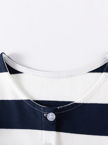 Mergaitėms skirta medvilnė suknelė su ilgomis rankovėmis, princesės stiliaus, dryžių ir animacinių paveikslėlių raštas, 95% medvilnė, švelnus apdaila, pamušalas: medvilnė, amžiaus grupė 3–8 m, rudens 2025 kolekcija.