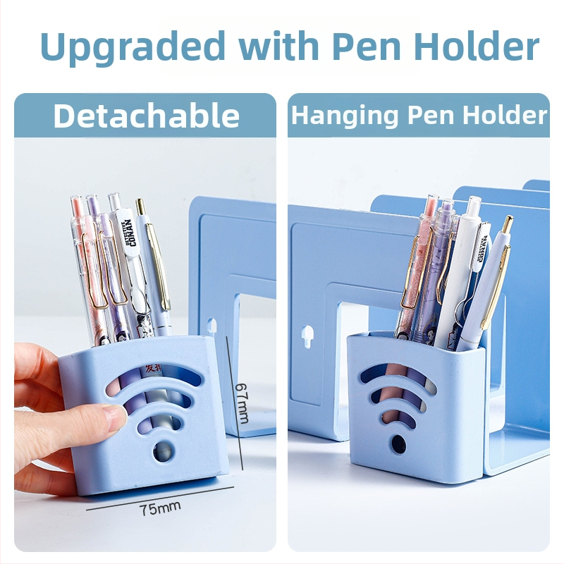 Hongfa 823 Plastmasas galda grāmatu statīvs ar nodalījumu - Modelis 823, Materiāls: Plastmasa, Neto svars: 320 g, Iepakojums: 72/30