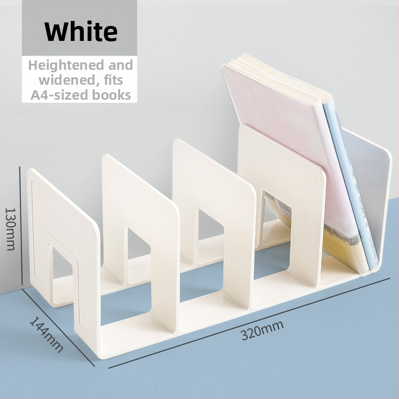 Hongfa 823 Plastikinis stalinis knygų laikiklis su skyrikliu — Modelis 823, Medžiaga: Plastikas, Neto svoris: 320 g, Pakuotė: 72/30