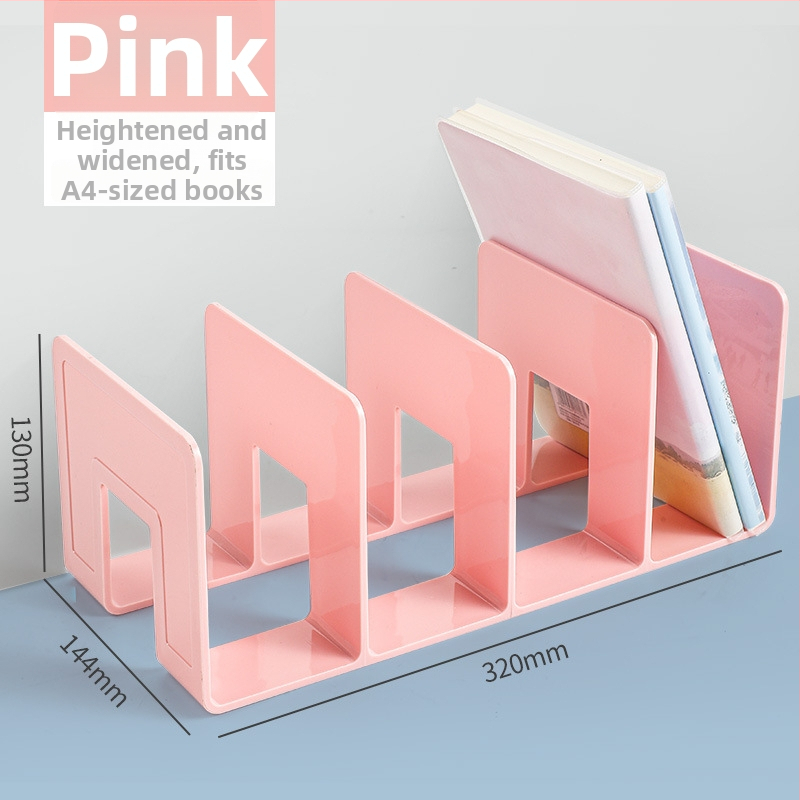 Hongfa 823 Plastikinis stalinis knygų laikiklis su skyrikliu — Modelis 823, Medžiaga: Plastikas, Neto svoris: 320 g, Pakuotė: 72/30