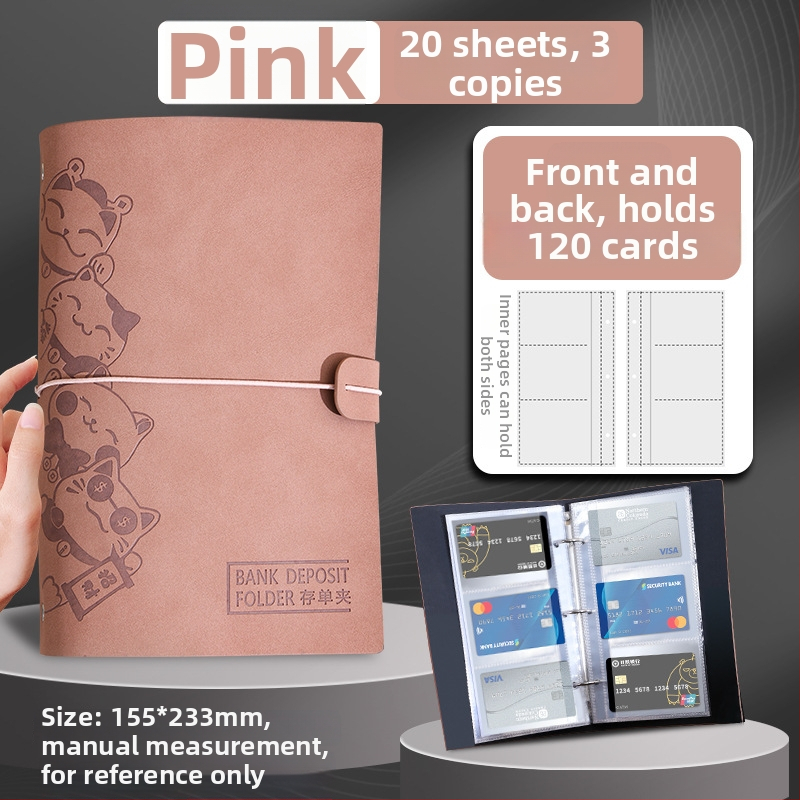 Vieno klipsų laikmena su laisvais lapais, PU oda, pritaikymas su logotipo spauda