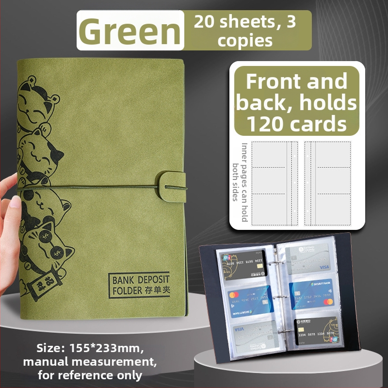 Vieno klipsų laikmena su laisvais lapais, PU oda, pritaikymas su logotipo spauda