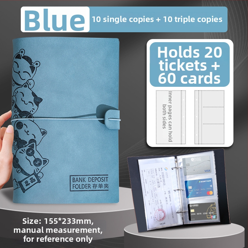 Vieno klipsų laikmena su laisvais lapais, PU oda, pritaikymas su logotipo spauda