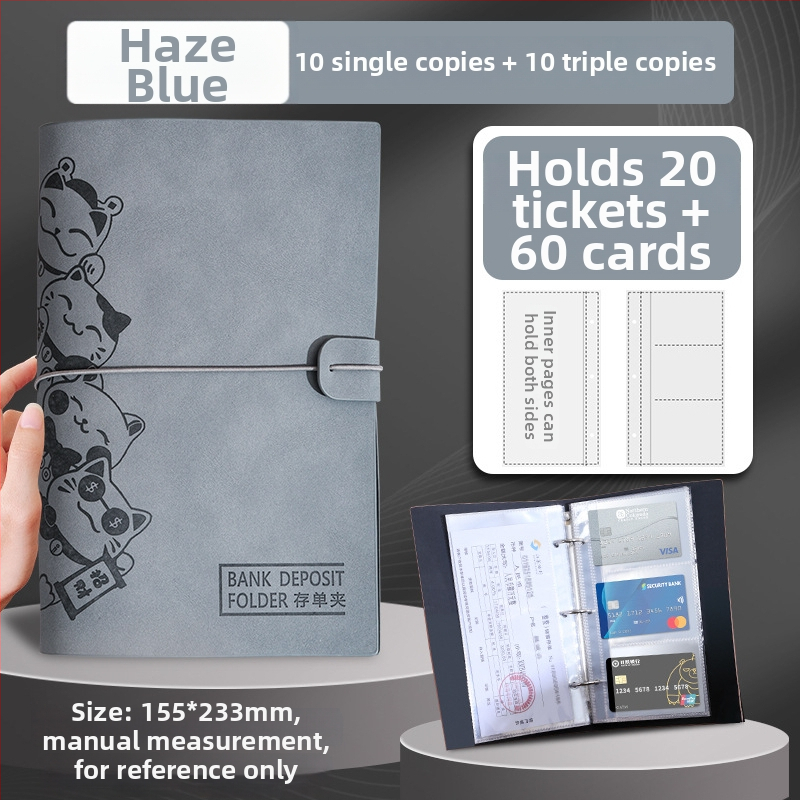 Vieno klipsų laikmena su laisvais lapais, PU oda, pritaikymas su logotipo spauda