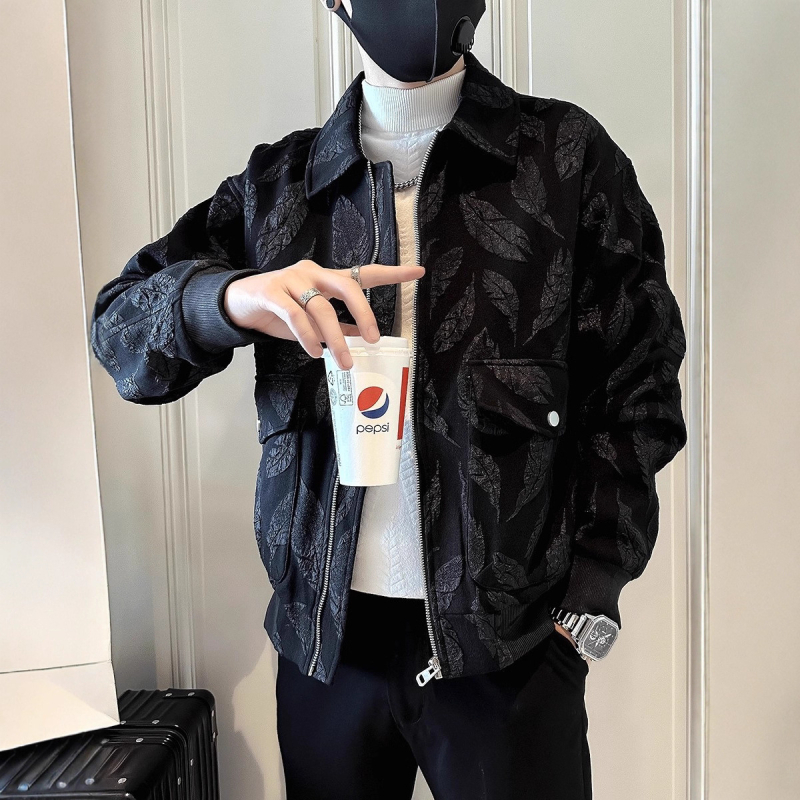 Muška corduroy hooded jakna, ležernog kroja, zatvarač sprijeda