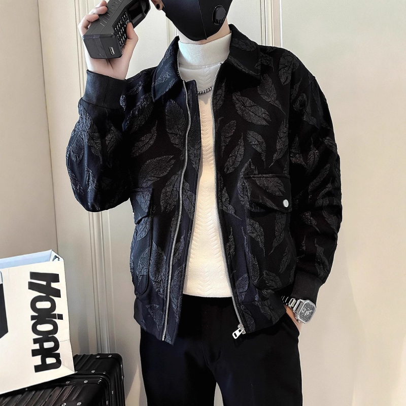 Muška corduroy hooded jakna, ležernog kroja, zatvarač sprijeda