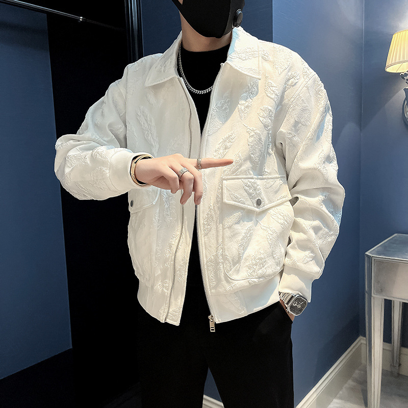 Muška corduroy hooded jakna, ležernog kroja, zatvarač sprijeda