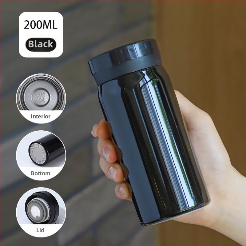 Nerūdijančio plieno izoterminis termoso puodelis su vidiniu 304 ir išoriniu 201, izoliacija 6–12 valandų, temperatūros ekranas, asmeninis logotipas