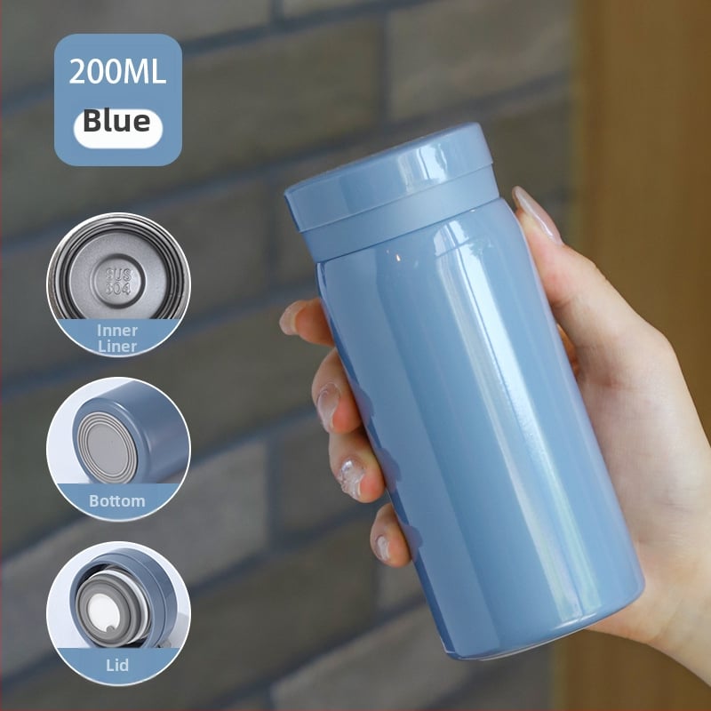 Nerūdijančio plieno izoterminis termoso puodelis su vidiniu 304 ir išoriniu 201, izoliacija 6–12 valandų, temperatūros ekranas, asmeninis logotipas