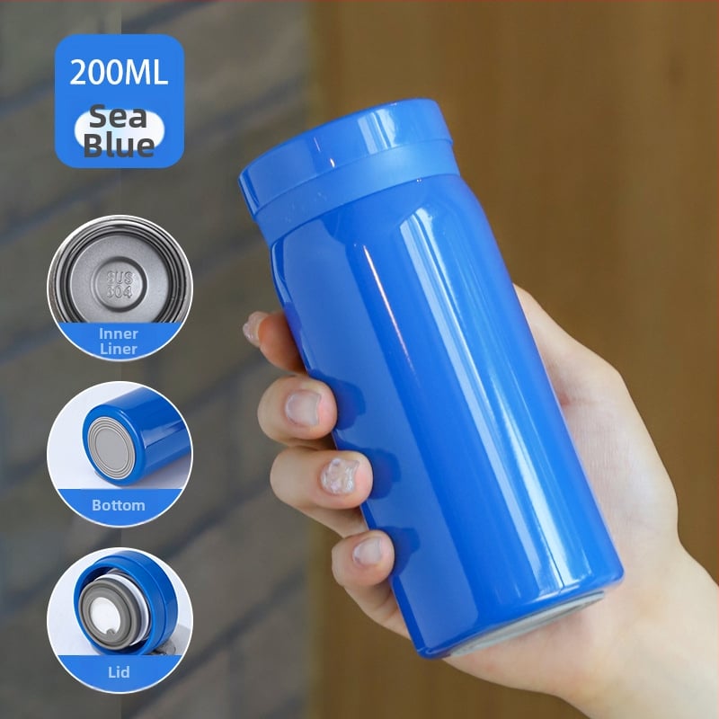 Nerūdijančio plieno izoterminis termoso puodelis su vidiniu 304 ir išoriniu 201, izoliacija 6–12 valandų, temperatūros ekranas, asmeninis logotipas