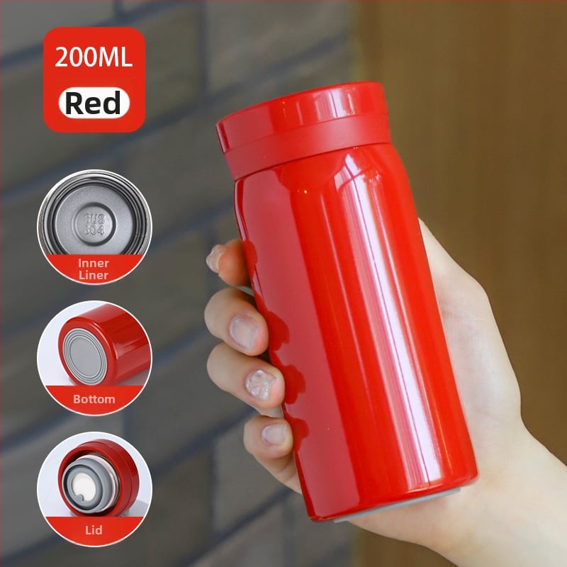 Nerūdijančio plieno izoterminis termoso puodelis su vidiniu 304 ir išoriniu 201, izoliacija 6–12 valandų, temperatūros ekranas, asmeninis logotipas