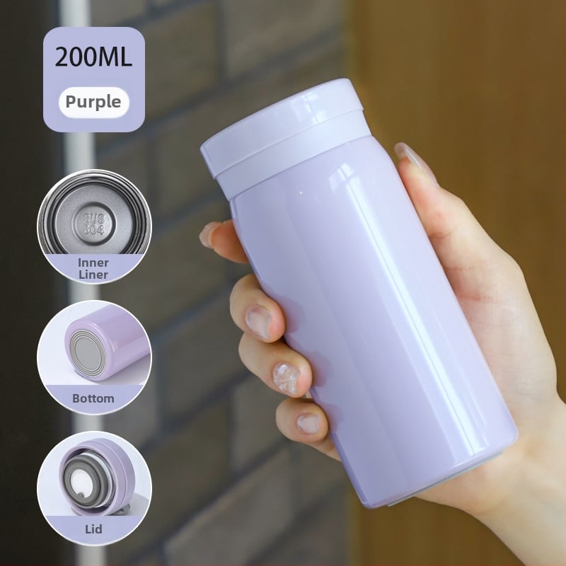 Nerūdijančio plieno izoterminis termoso puodelis su vidiniu 304 ir išoriniu 201, izoliacija 6–12 valandų, temperatūros ekranas, asmeninis logotipas